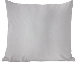 Sierkussens - Kussentjes Woonkamer - 60x60 cm - Metaal print - Grijs