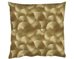 Sierkussens - Kussentjes Woonkamer - 60x60 cm - Modern - Cirkel - Goud