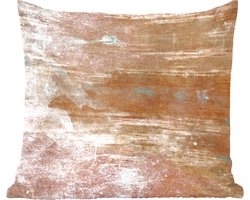 Sierkussens - Kussentjes Woonkamer - 60x60 cm - Roest - Brons - Metaal