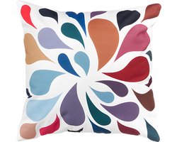 Sierkussens voor Tuin - Tuinstoelkussens - Tuinsierkussens - Decoratieve Kussens Woonkamer - Waterbestendig Tuinkussens - Buitenkussens - Binnenkussen 45x45 cm