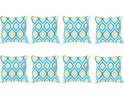 Sierkussens voor Tuin - Tuinstoelkussens - Tuinsierkussens - Decoratieve Kussens Woonkamer - Waterbestendig Tuinkussens - Buitenkussens - Binnenkussen 45x45 cm