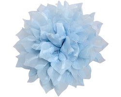 Sierlijke handgemaakte stof kant bloem broche - 11cm dubbele clip sieraden voor bruiloften banket en feesten, elegante jurk en pak accessoires cadeau, Large, Materiaal