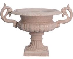 Sierlijke pot - Bloempot - Gietijzer - 26,1 cm hoog