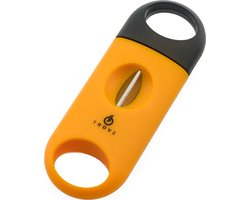 Sigarenknipper V-Cutter Sigaar - Trove - Geel - Kunststof Behuizing met Roestvrijstalen Mes - Precisie Snijden - sigaar accessoires