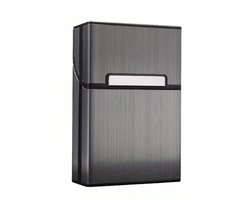 Sigaretten Doosje - Sigarettenhouder - Sigarettenbox - Weerbestending - Aluminium - Metallic