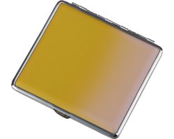 Sigarettendoosjes Geel Verloop - 20 Sigaretten - Luxe Sigarettenhouder - Hoge kwaliteit