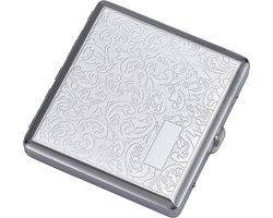 Sigarettendoosjes Zilver - Motief - 20 Sigaretten - Sigarettenhouder
