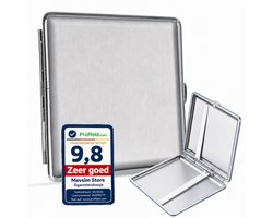 Sigarettendoosjes Zilver - Sigarettenhouder - 20 Sigaretten - Metaal - Windbestendig