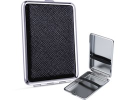 Sigarettendoosjes Zwart - 12 Sigaretten - Sigarettenhouder - Kunstleer