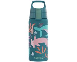 SIGG drinkfles Blue World 0,5l - kindvriendelijke waterfles multicolor.