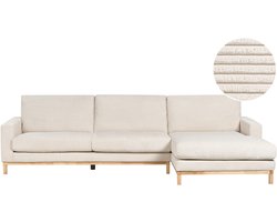 SIGGARD - Hoekbank - Lichtbeige - Linkszijdig - Corduroy