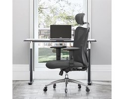 SIHOO M18 Ergonomische Bureaustoel - Verstelbare Lendensteun - Ademende Mesh - Zwart
