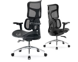 SIHOO S100 Ergonomische Bureaustoel - Dubbele Dynamische Lendensteun - Gamestoel