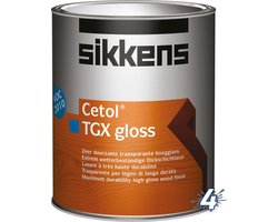 Sikkens Cetol TGX Gloss - Lakverf - Transparant - Buiten - Terpentine basis - Hoogglans