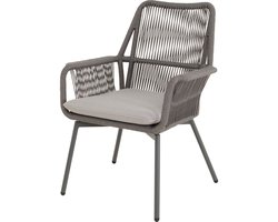 Silas tuinstoel - grijs 4 stuks