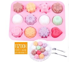 Silicone fruit bloem cake bak ijs vormen | Roze