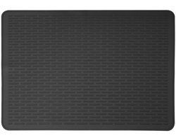 siliconen afdekmat voor kookplaten, hittebestendige antislip beschermmat-multifunctionele afwasdroger en siliconen voering -ovenhoezen voor elektrisch fornuis-voor elektrische glazen kookplaten, keukenkookplaataccessoires (zwart)
