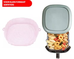 Siliconen AirFryer Mandje Roze Small (16cm) – AirFryer Accesoires – AirFryer Bakjes Siliconen – AirFryer Siliconen Bakje – AirFryer Bakpapier Siliconen – AirFryer Bakje – AirFryer Bakvorm Siliconen – Heteluchtfriteuse