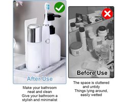 Siliconen badkamerdienblad voor make-uptafel en sieraden - Marmeren design - Decoratief dienblad - Opbergbak voor keuken en badkamer - Sieraden, zeep, kaarsen - Set van 2 - 20 x 10 cm