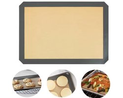 Siliconen bakmat - Bak mat - Bakmatje - Zwart - Bakplaat beschermer - Baking sheet - In plaats van bakpapier - Duurzaam - 30/40CM - Universeel - CHPN