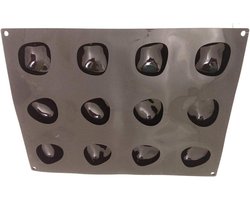 Siliconen bakmat voor desserts - Pavoflex ZEN 'stenen' - 40 x 30 cm