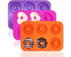 Siliconen Bakplaat Donut Maker - 3-in-1 Cupcake, Muffin en Donut Mallen