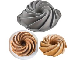 Siliconen Bakvorm Golven - taart en cake - taartvorm - cakevorm - feest - BPA-vrij - vaatwasmachine en ovenbestendig - feestdagen - kerst - bakken