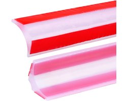 Siliconen douchedrempel voor waterafscheiding, zelfklevende waterdichte strip voor badkamer, 10 meter lang, transparant, ideaal voor inloopdouches en wastafels
