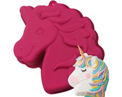 Siliconen Eenhoorn Bakvorm - 3D Cakevorm voor Mousse, Chocolade en Desserts - Ideaal voor Verjaardagen en Feestdagen