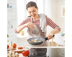 Siliconen gereedschapshouder - Hittebestendige pannenlap - Antislip siliconen pannenlap - Siliconen geïsoleerde handgreephouder - Geschikt voor gietijzeren koekenpannen, metalen potten en bakpannen (zwart)