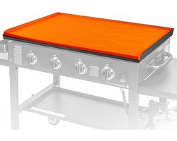 Siliconen Grillmat 28 inch Zwaar Uitgevoerd - BBQ-grill Afdekmat voor Blackstone Grill - Beschermende mat voor Blackstone Outdoor - Oranje