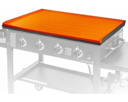 Siliconen Grillmat 36 inch Zwaar Uitgevoerd - Afdekmat BBQ-grill - Beschermende mat voor Blackstone Outdoor - Oranje