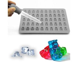 Siliconen Gummy Bear Mal – Chocoladevorm – Gelatine vorm – Snoep Maker – Ijsvormpjes – Gelei mal - Transparant