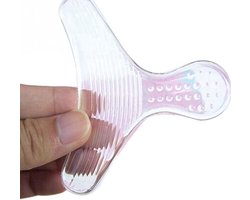Siliconen Hielbeschermers - Inlegzolen - Hielbescherming Gel - Hakken/Pumps - Pads - Doorzichtig - One size - Een Paar