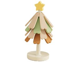 Siliconen onderzetters - Geïsoleerde siliconen placemats - 4 opvouwbare placemats - Kan gebruikt worden voor hete borden, keukendecoratie met standaard - Sterdecoratie