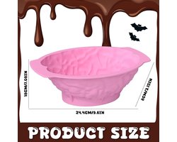 Siliconen Puddingvorm - Oranje - 24 x 18 cm - Hittebestendige Mallen voor Halloween Decoraties