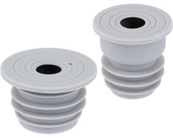 Siliconen Ring voor Afvoer Slang - 2 Stuks, Efficiënte Waterdichting voor Keuken en Badkamer Sink