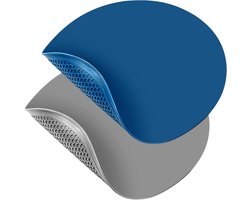 Siliconen Ronde Magnetron Pad - 2 Stuks - Hittebestendige Oven Mat - Grijs Blauw - 30 cm