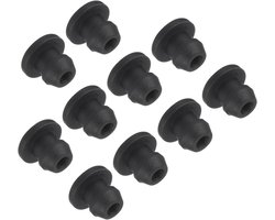 Siliconen Snap Closure Rubberen Seal voor Keuken, Waterdichte Afsluiting, Ronde Borden, 5.5 mm Diameter, Set van 10, Duurzaam en Flexibel