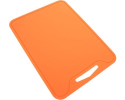 Siliconen Snijplank - Keuken Mat - Voedsel Bereiden - Vaatwasserbestendig - 29.6 cm - Oranje