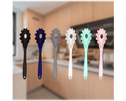 Siliconen Spaghettilepel - All-Inclusive Noodle Lepel - Hoge Temperatuur Keukengereedschap - Roze