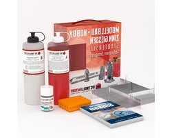 Siliconen Vormen Set - Gietvormen DIY - Zelf Gieten - Hittebestendig Rubber - 20 x 20 cm - Grijs