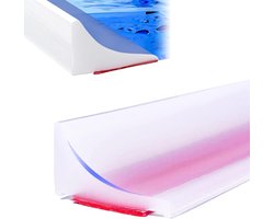 Siliconen Waterdichte Stopper voor Douche, 200 cm, Ideaal voor Inloopdouches, Waterdichte Drempel en Scheiding voor Nat en Droog Gebruik