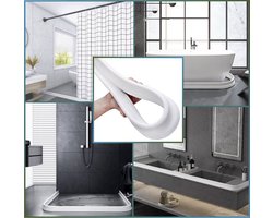 Siliconen waterkering - 200cm 200 cm douche douchebak douchegordijn waterstopper waterdorpel waterdrempel water dorpel douche water drempel water dorpel waterdrempel