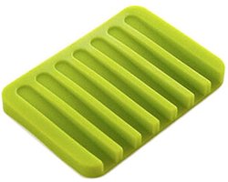Siliconen Zeep Bakje - Zeep Mat - Zeephouder - Badkamer Accessoires - Groen