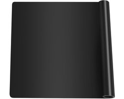 Siliconenmat 70 x 50 cm - siliconenmat - knutselmat - afdekplaten voor keramische platen - grillmat vloerbescherming - anti-aanbaklaag antislip tafelmat - Siliconen beschermmat voor aanrechtblad - Keuken En Bureau - zwart