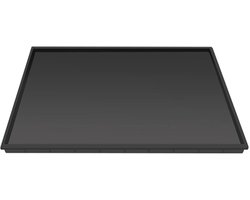 Siliconenmat onder koffiezetapparaat - 48x30cm - antislipmat voor koffiezetapparaat - barista-accessoires - zwart