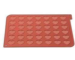 Silikomart bakmat voor hartvorm macarons