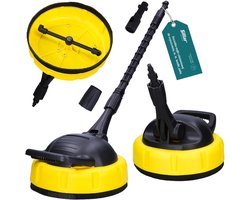 Sillar Roterende Reinigingsborstel voor Hogedrukreiniger – Compatibel met Kärcher K2-K7, Lavor, Parkside, voor Grote Oppervlakken – Terrassen, Opritten, Gevels