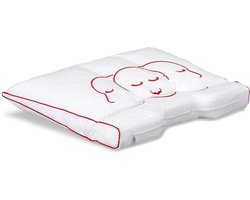 Silvana Grenat hoofdkussen - Wit - 50x70 cm